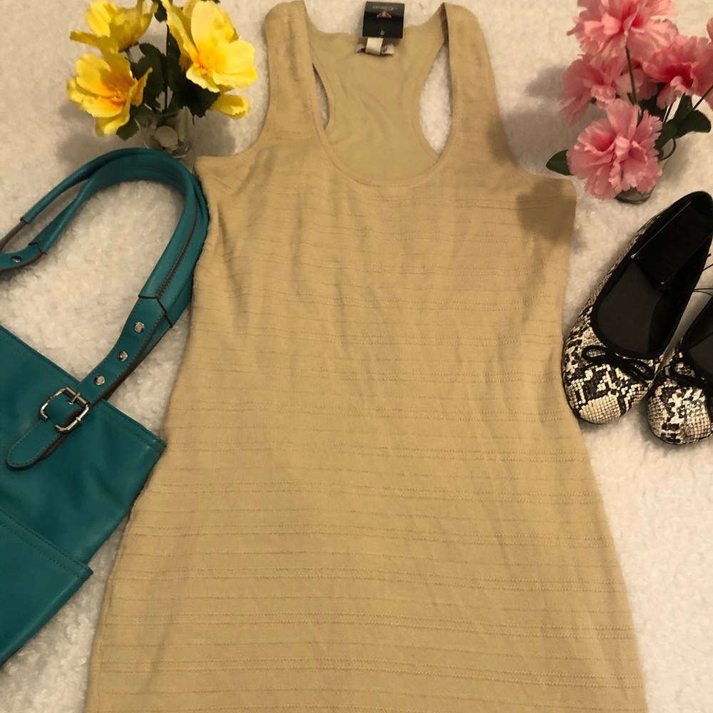 Women’s beige mini dress